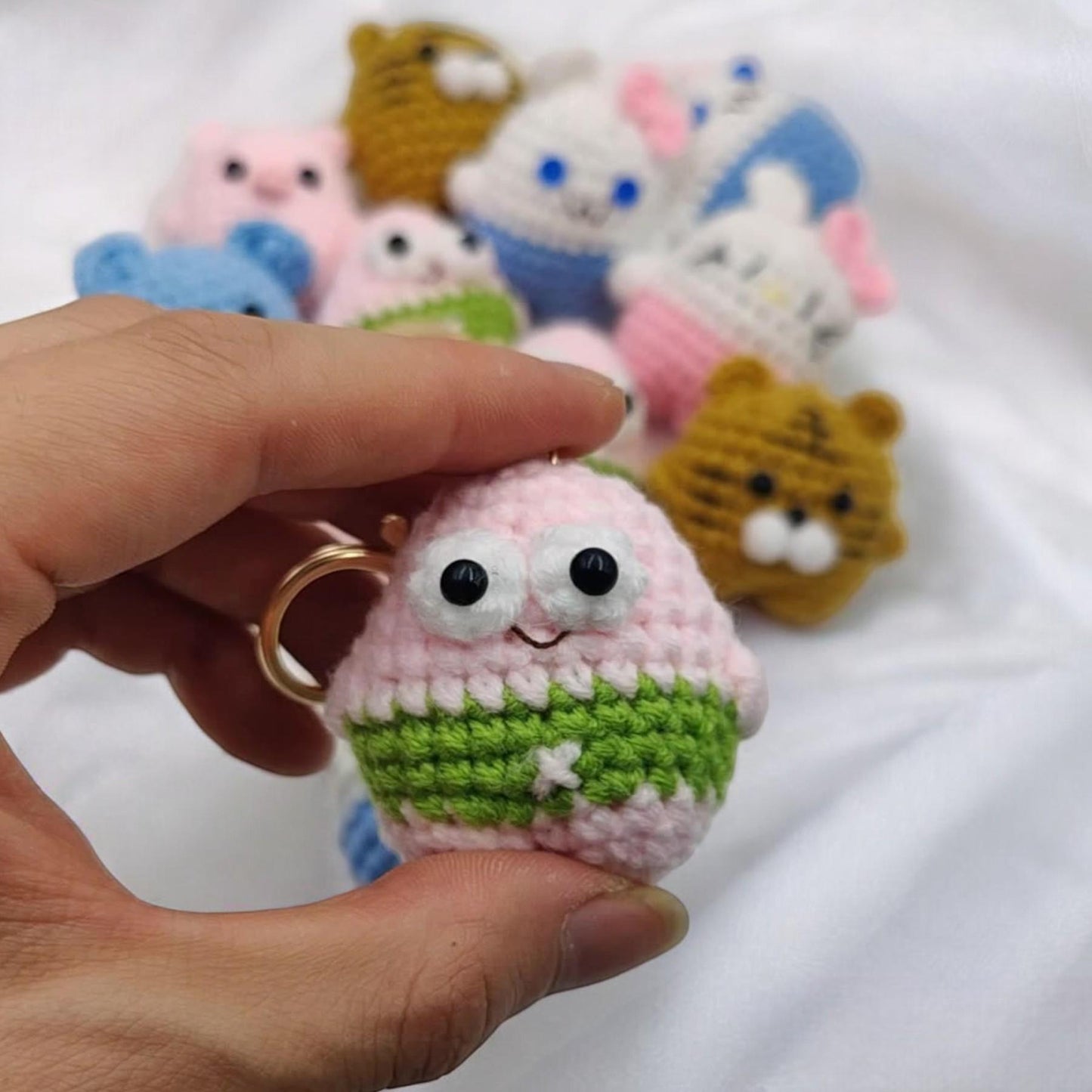 Unique Animal Plush Keychain