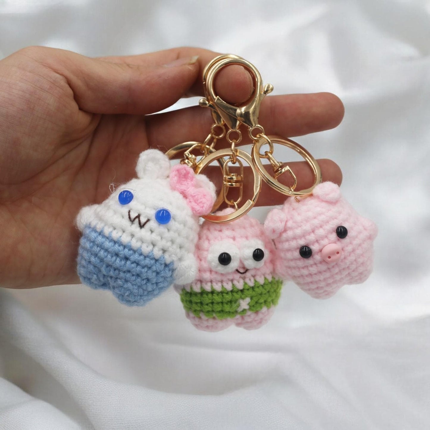 Unique Animal Plush Keychain