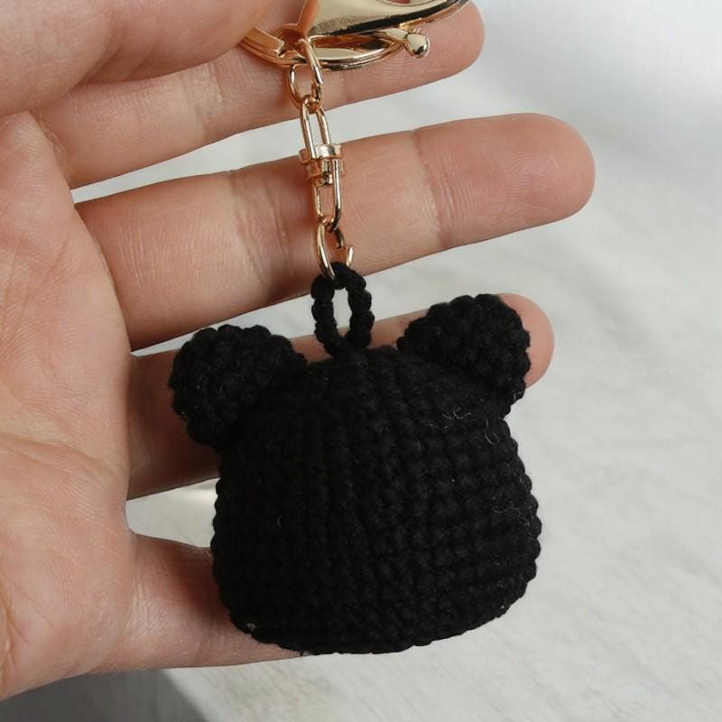 Unique Husky Head Plush Keychain