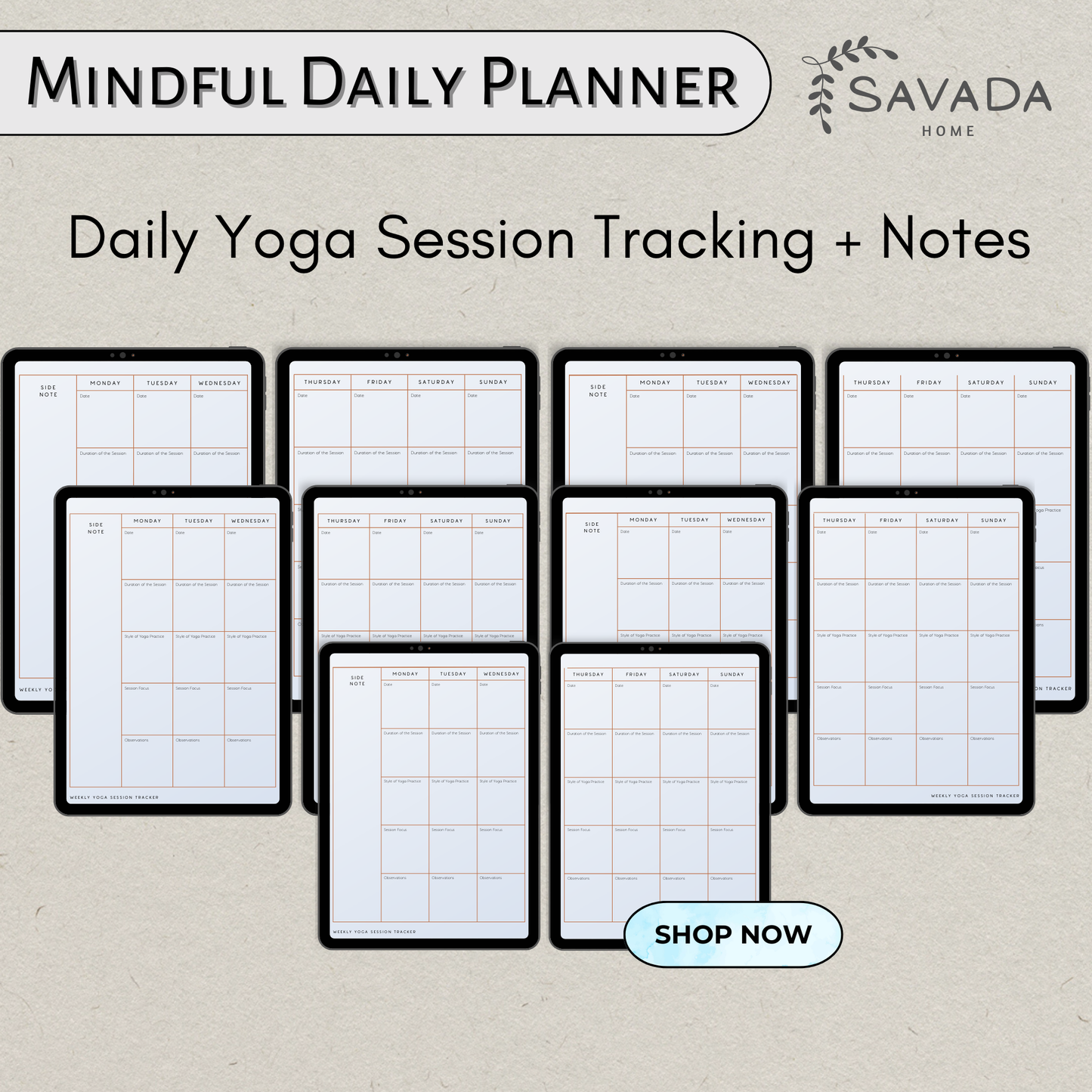 Mindful Daily Planner