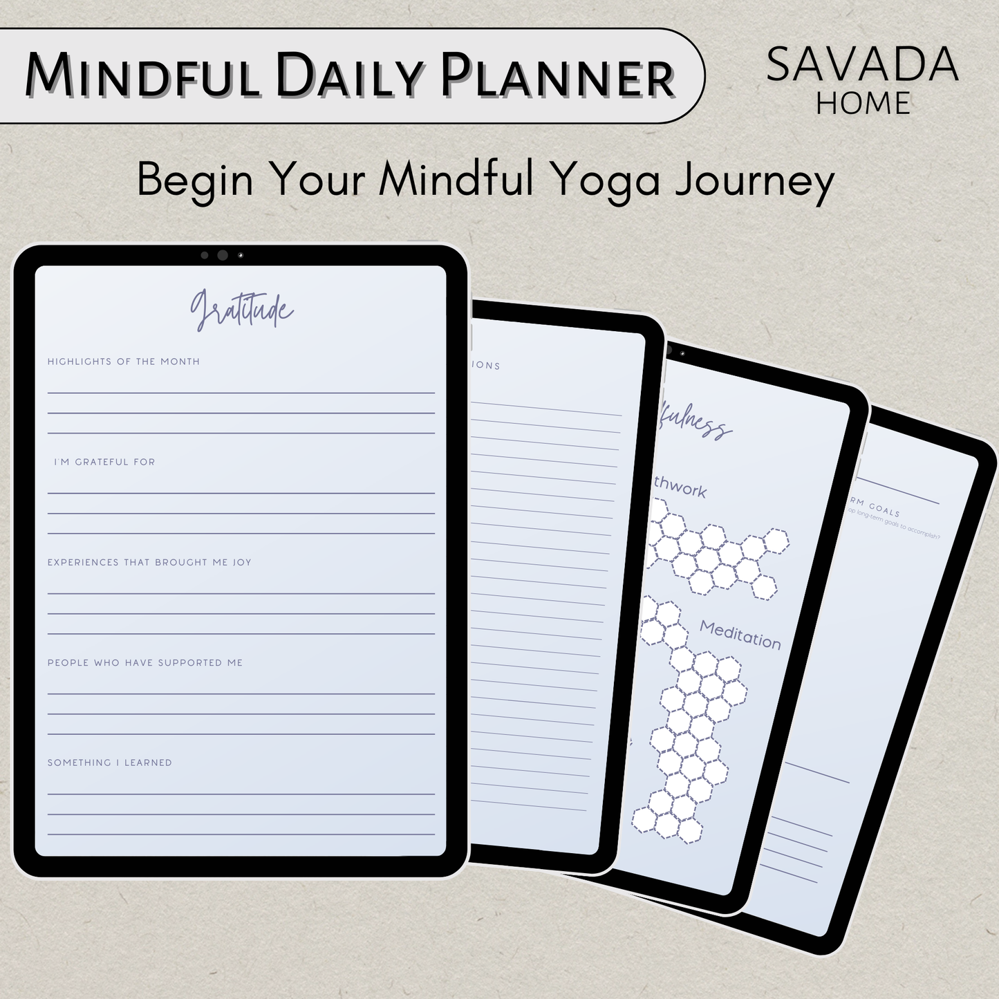 Mindful Daily Planner