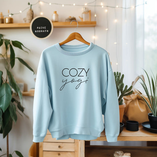 Cozy Yogi Handcrafted Printed Unisex Sweatshirts: Unique Designs for All - Available in All Sizes
