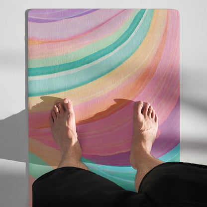 Creative Rainbow Colors Yoga Mat