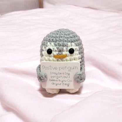 Cute Motivational Penguin Plushie