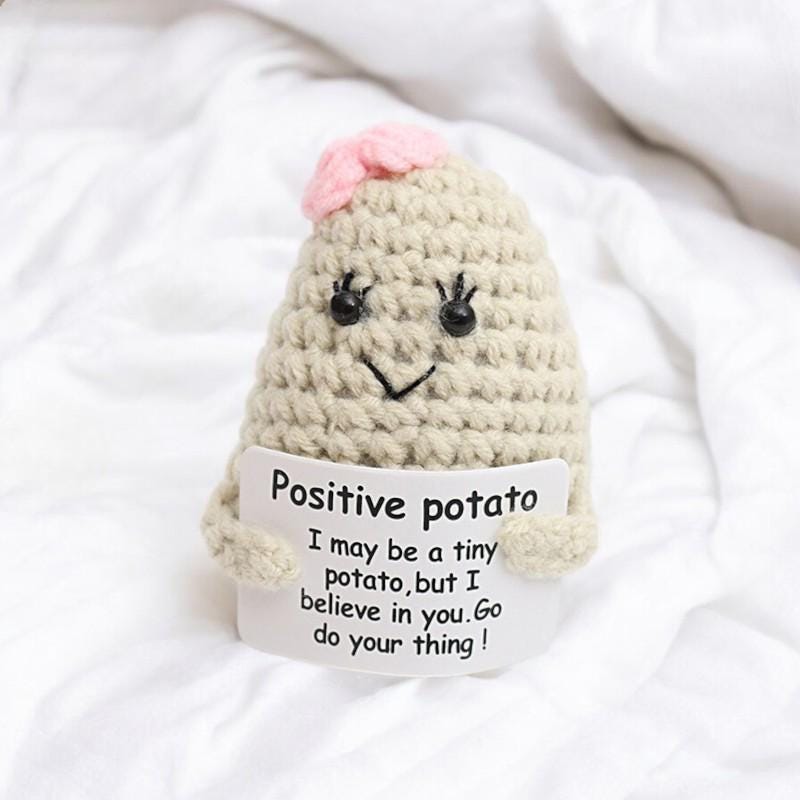 Unique Crochet Motivational Potato