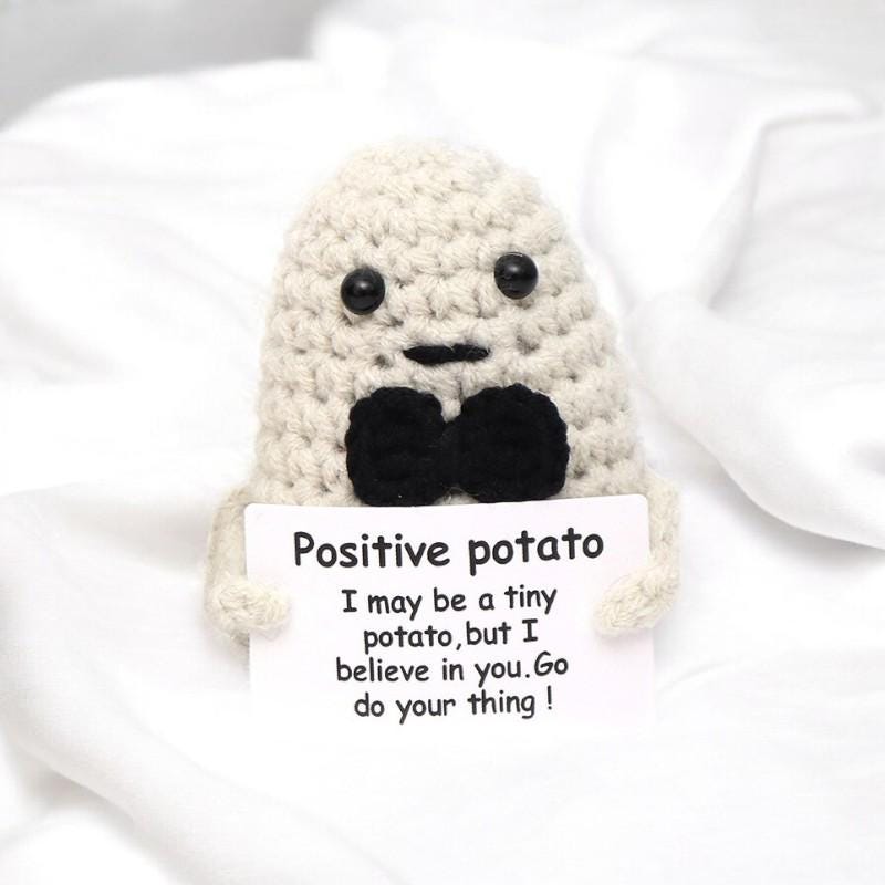 Unique Crochet Motivational Potato