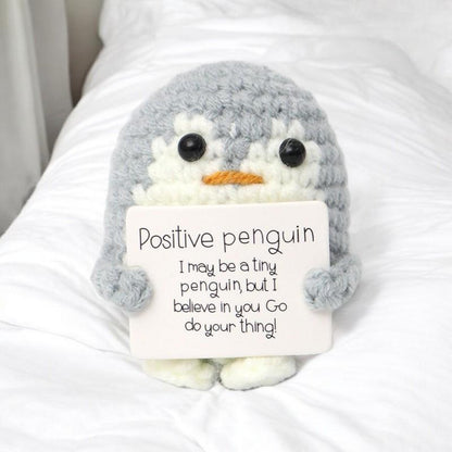 Cute Motivational Penguin Plushie