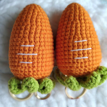 Crochet Fruit Keychain Pendants