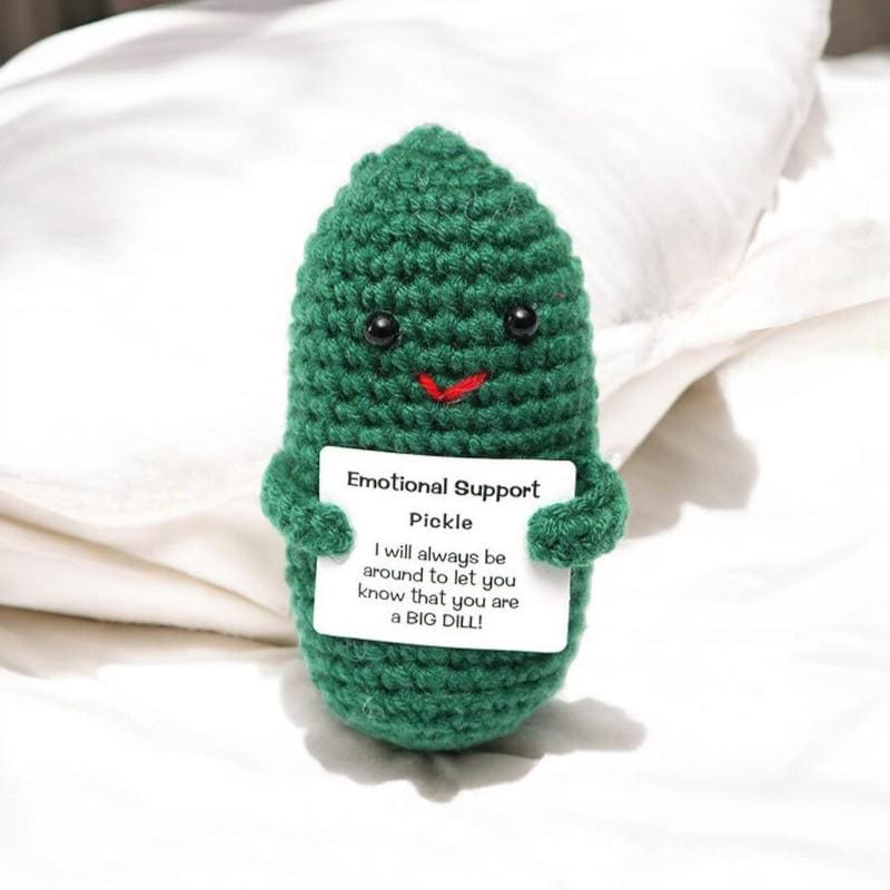 Unique Crochet Pickle Plushie