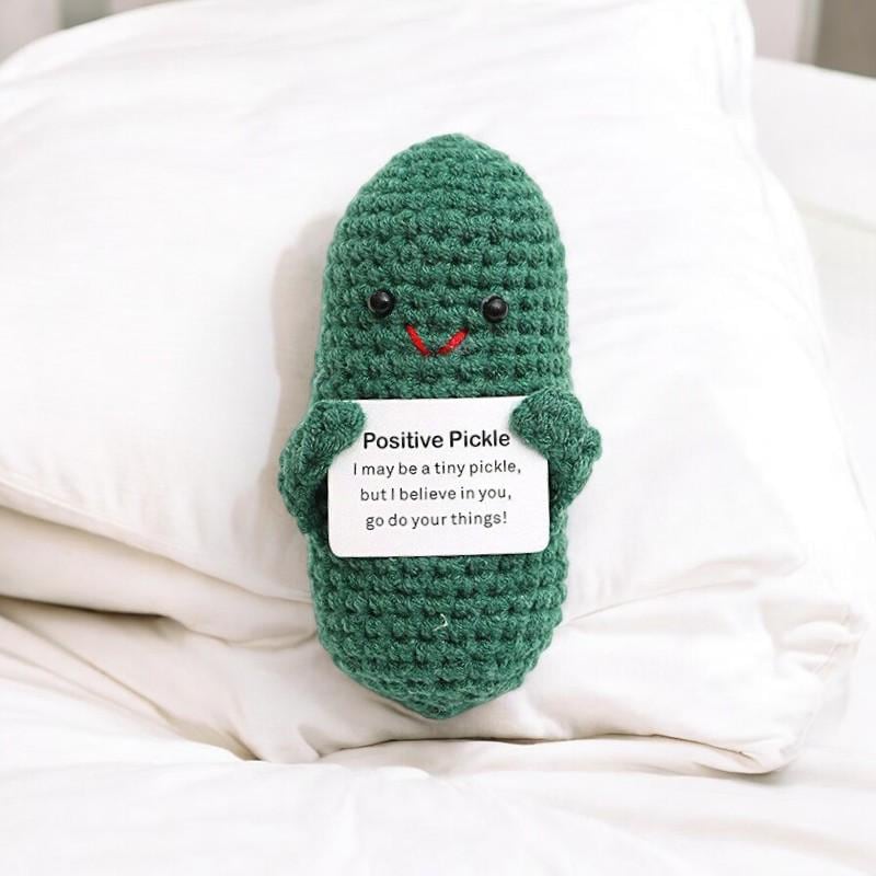 Unique Crochet Pickle Plushie