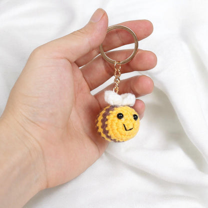 Unique Bee Plushie Keychain