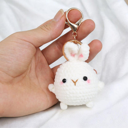 Cute Capybara Plush Keychain