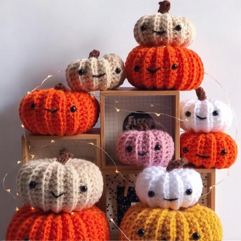 Cute Crochet Pumpkin For Holiday Decor