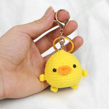 Cute Capybara Plush Keychain