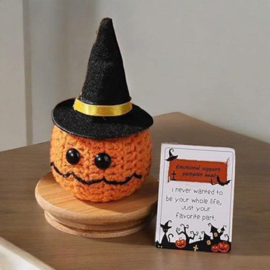 Cute Pumpkin Crochet Doll