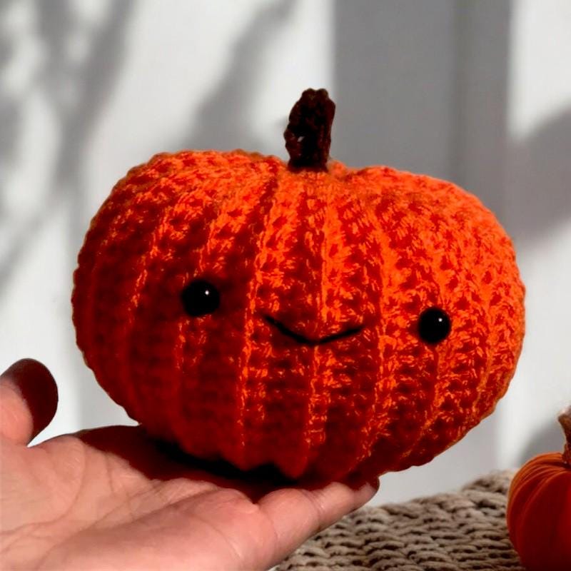 Cute Crochet Pumpkin For Holiday Decor