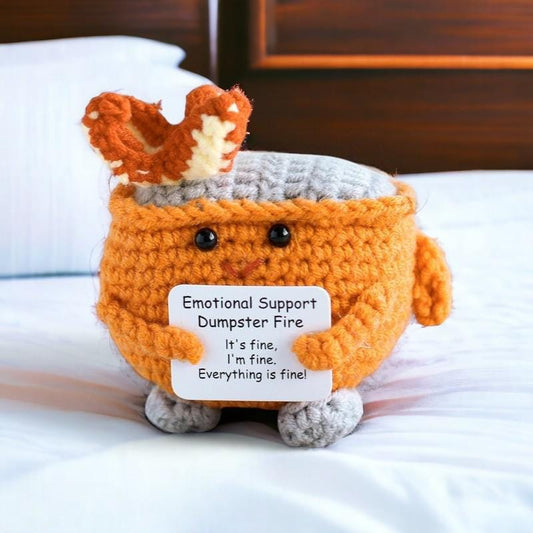 Cute Crochet Ornament For Desk Decor